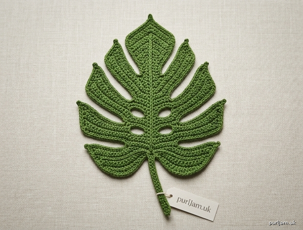 Realistic Monstera Leaf