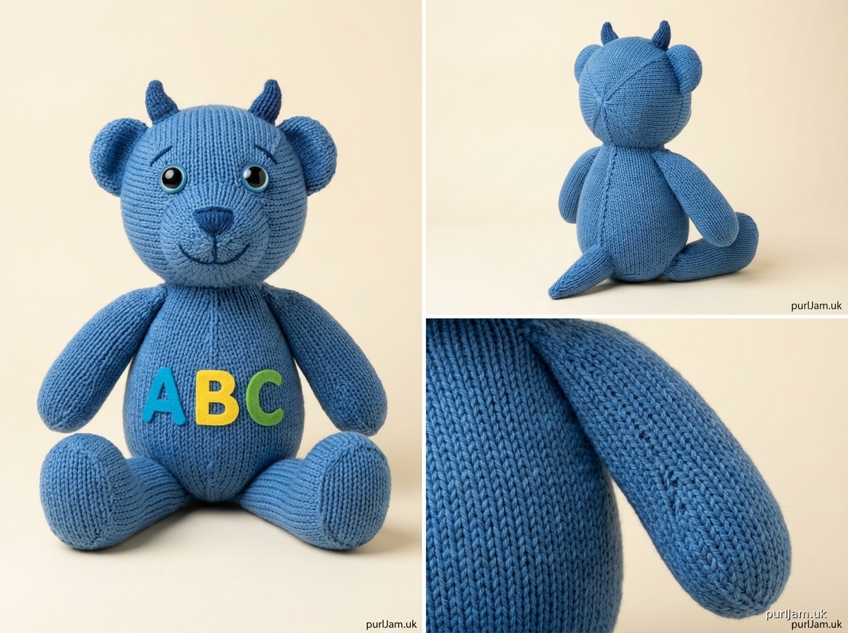 Cool Blue Monster Phonics Teddy
