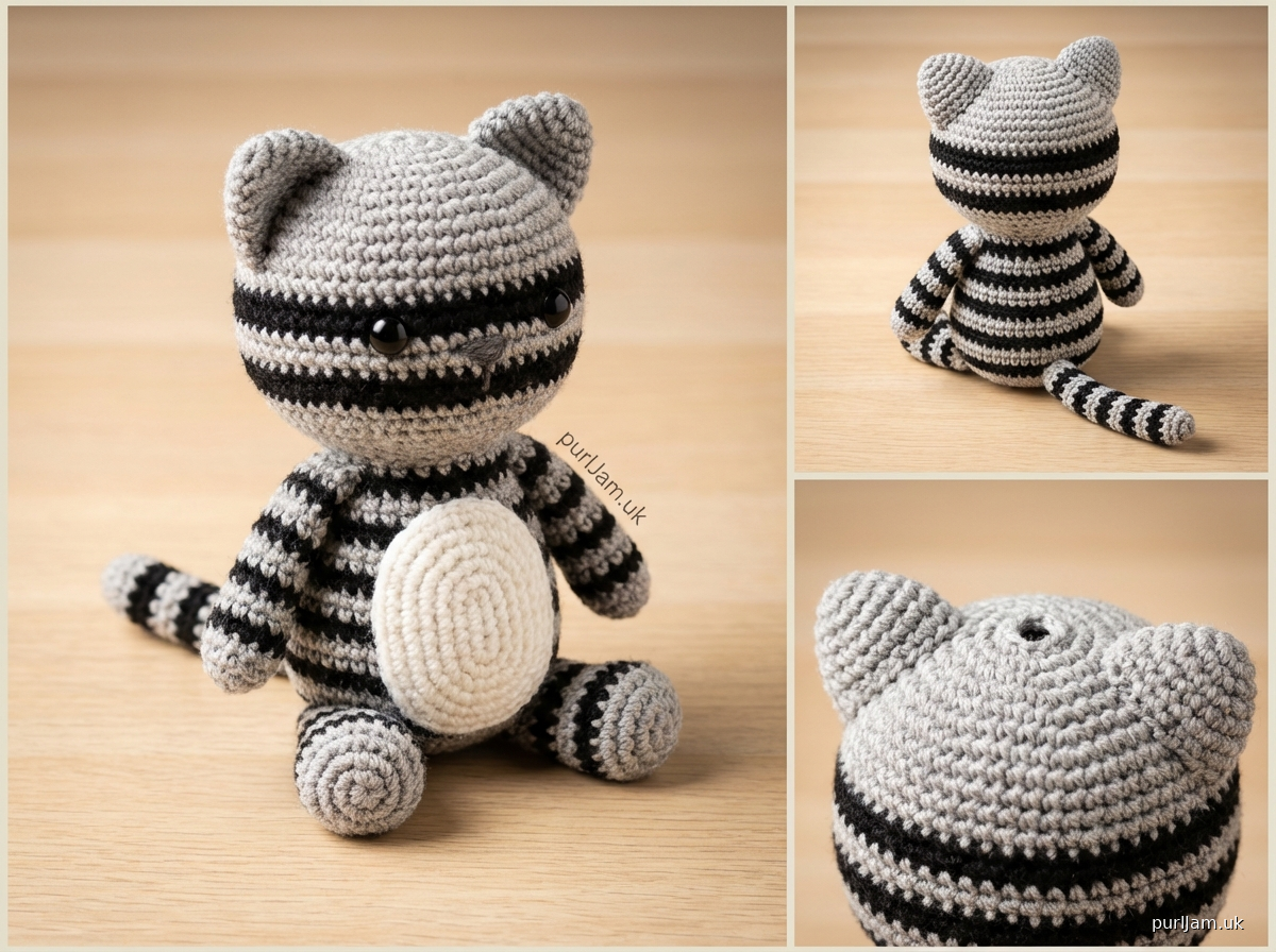 Striped Cat Amigurumi