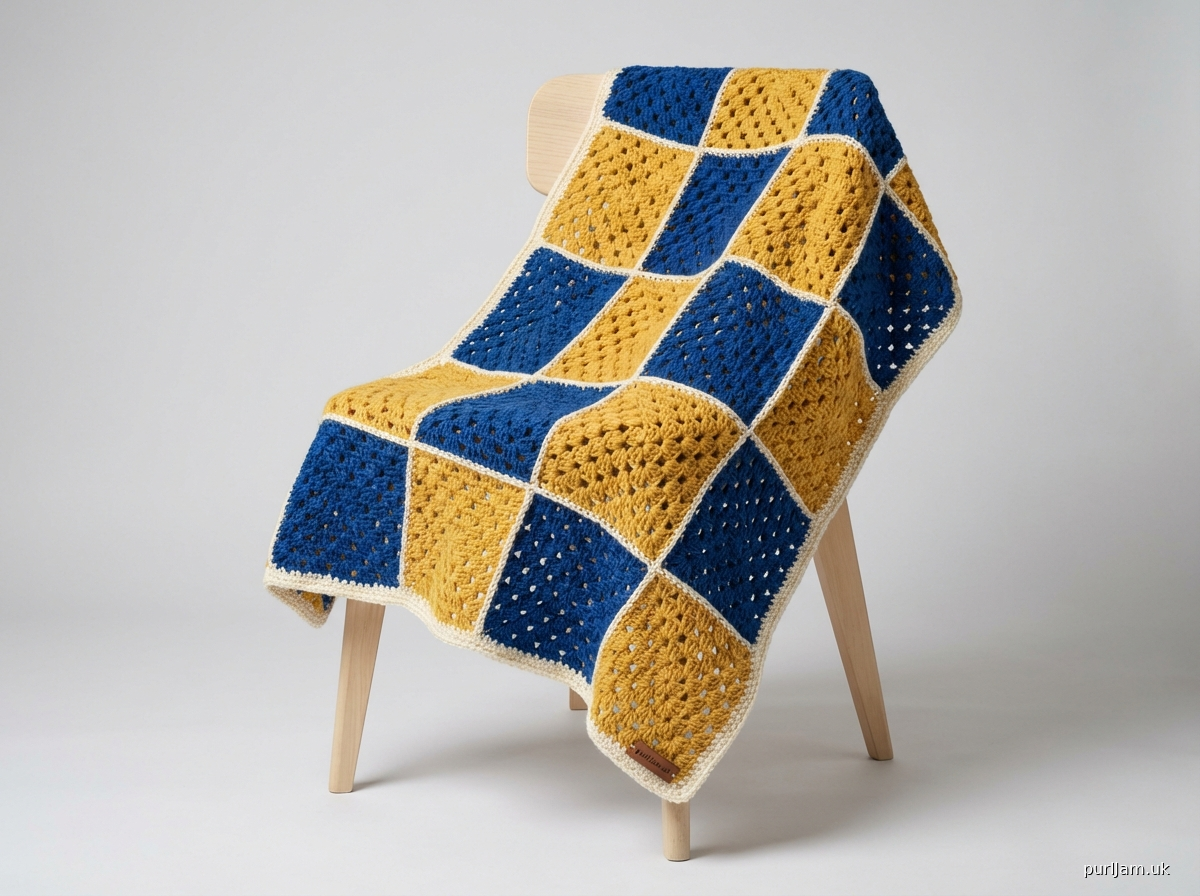 Ffa Spirit Granny Square Afghan