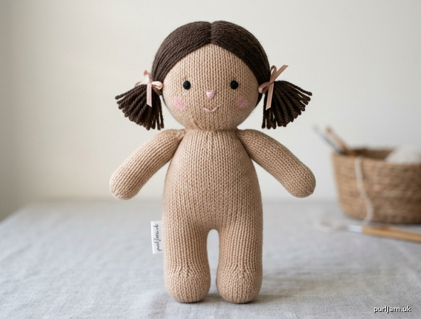 Baby Sally Knitted Plush Doll