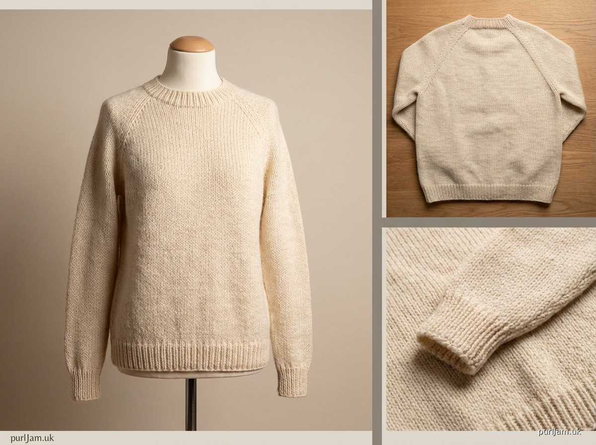 Pull Femme Raglan Top Down