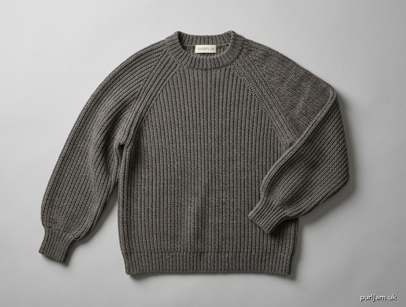 Generated preview image for Ribbed Steep-Raglan Pullover