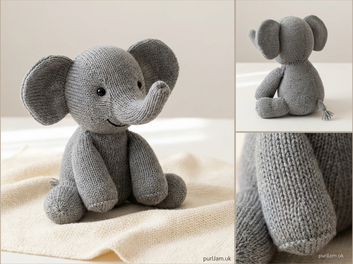 Baby Elephant Knitting Pattern
