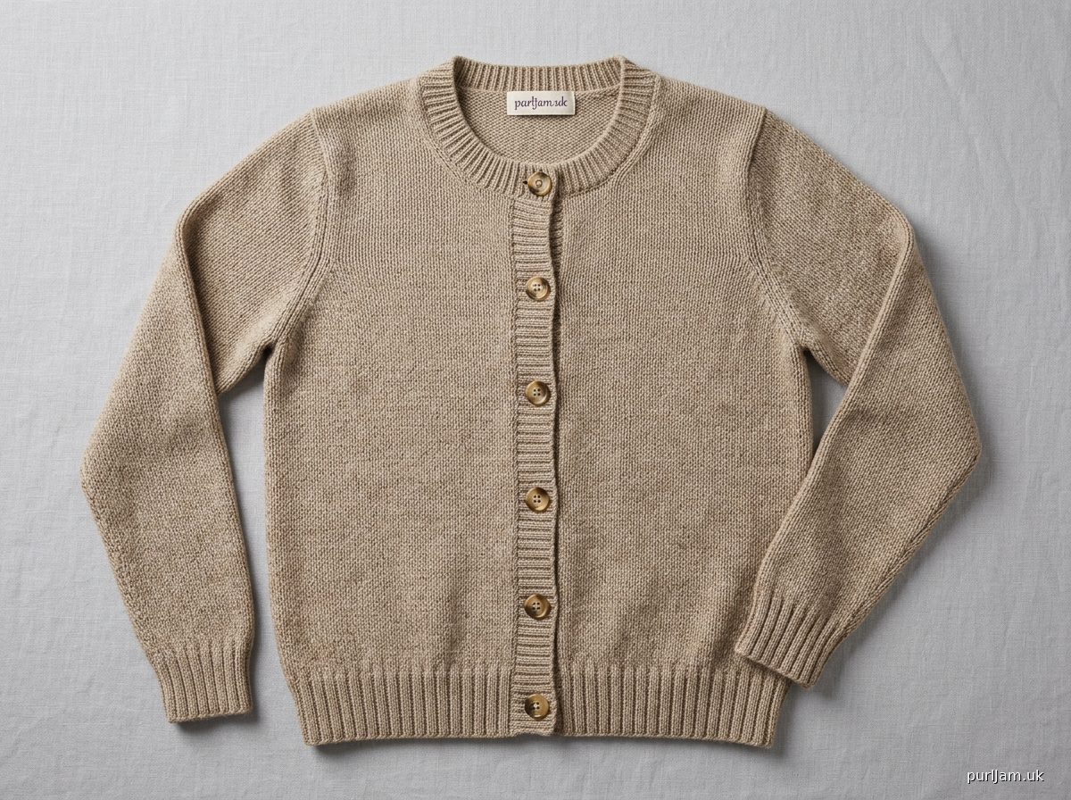 Classic Crew Neck Cardigan