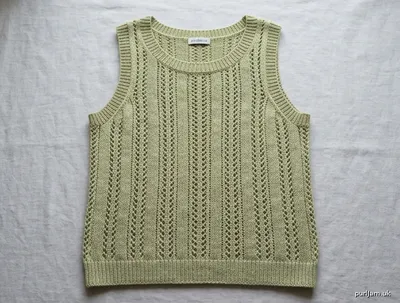 Stitch chart guide image for Aero Lace Tank