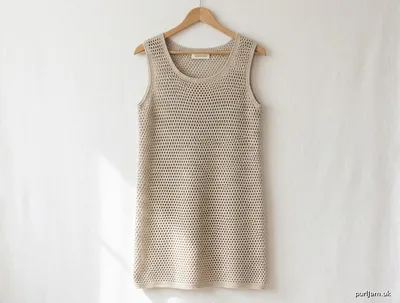 Stitch chart guide image for Easy Crochet Summer Shift Dress