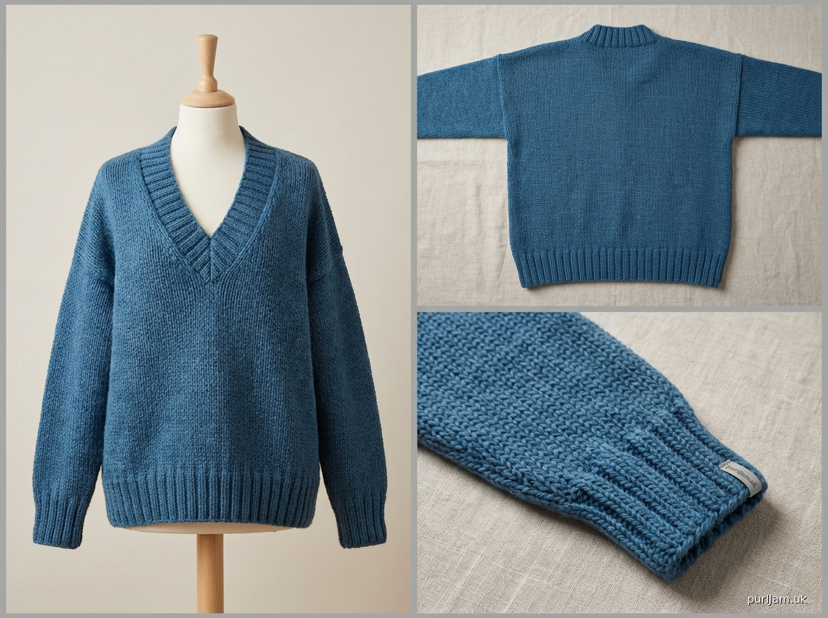 Oversized V Neck Pullover