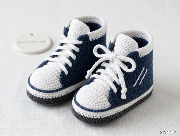 Baby Converse Style Booties