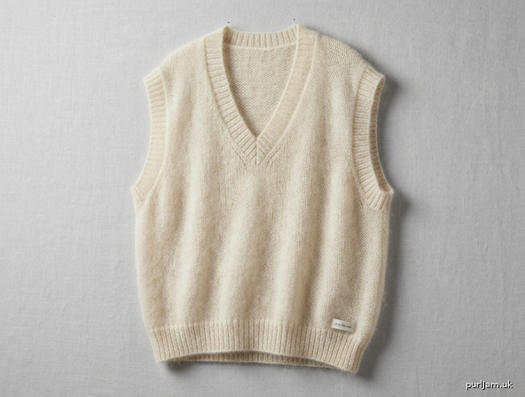 Bruma V Neck Mohair Vest