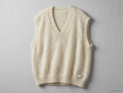 Stitch chart guide image for Bruma V-Neck Mohair Vest