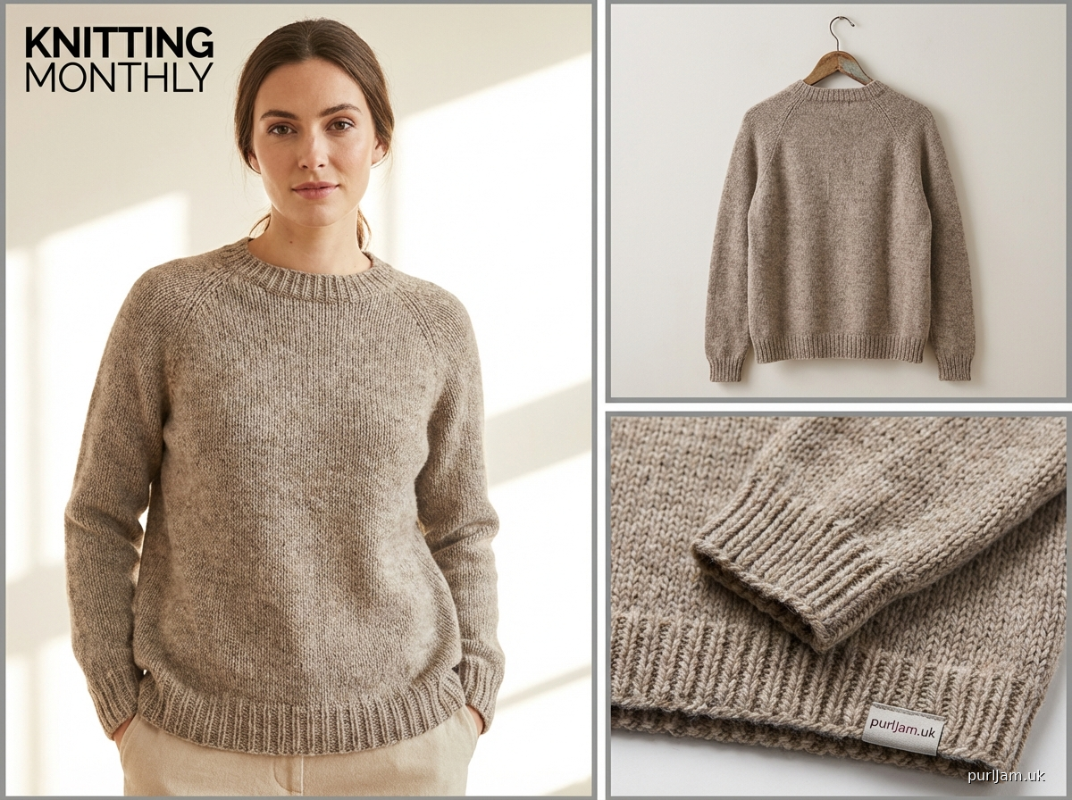 Simple Seamless Raglan Pullover