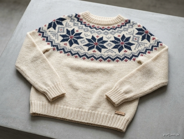 Fjordlys Nordic Fair Isle Yoked Pullover