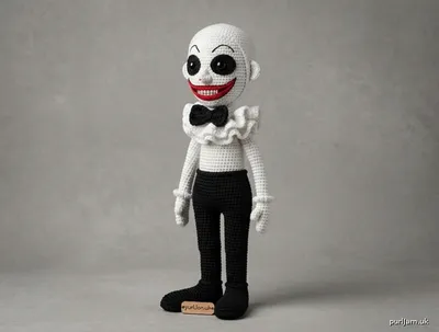 Stitch chart guide image for Art the Clown