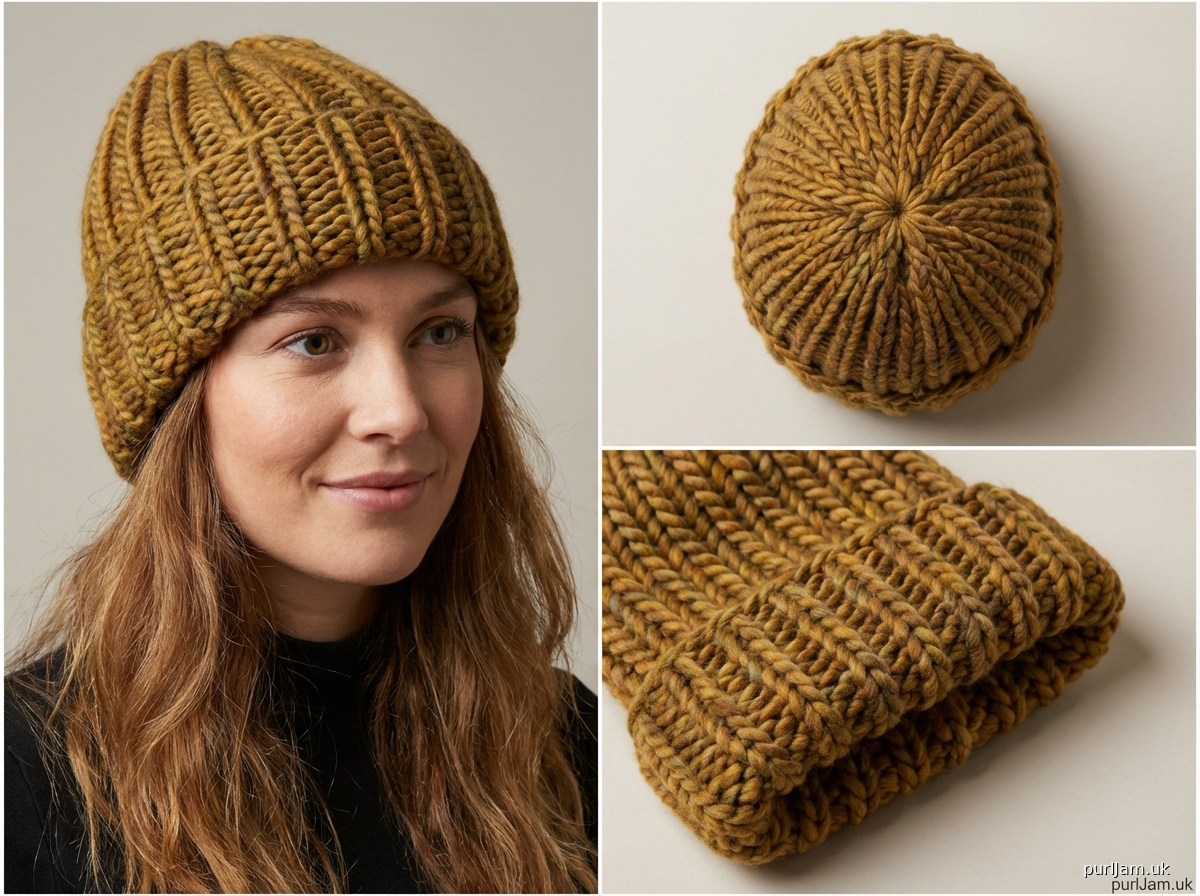 Cozy Rasta Ribbed Beanie