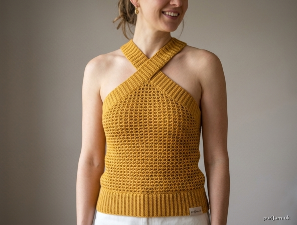 Golden Hour Halter Tank