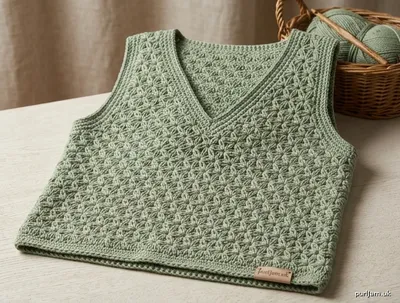 Stitch chart guide image for Marguerite Star V-Neck Tank Top