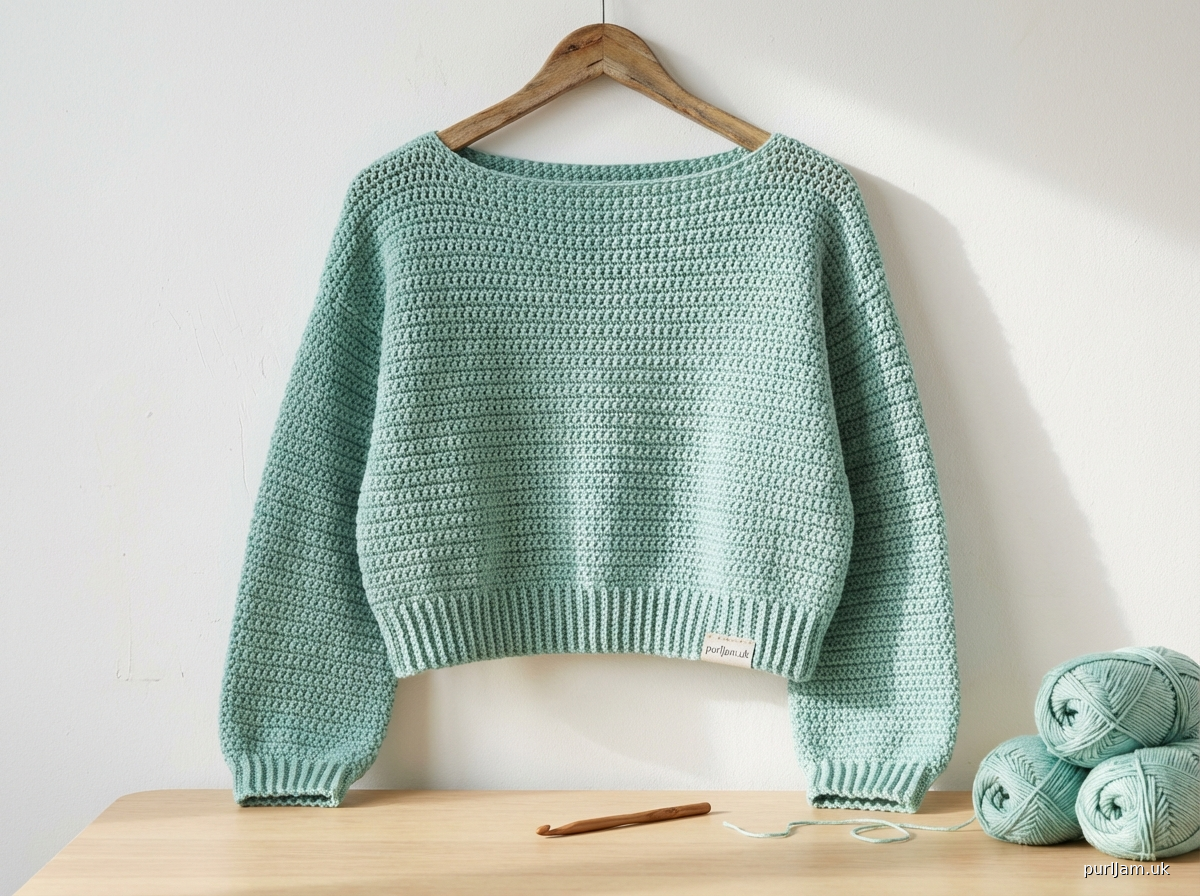 Spring Breeze Crop Sweater