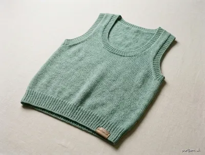 Stitch chart guide image for Basic Fingering Tank