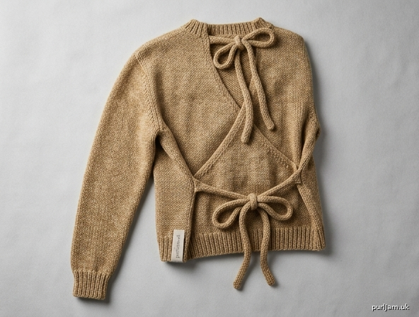 Back Tie Wraparound Cardigan