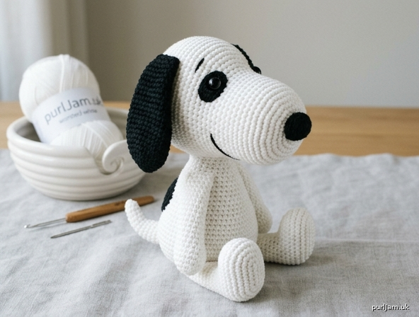 Snoopy Amigurumi Crochet Pattern