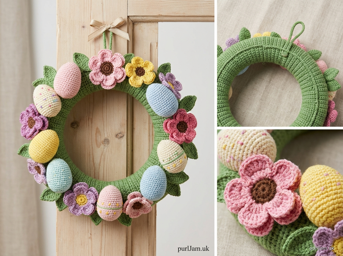 Easter Wreath Crochet Pattern