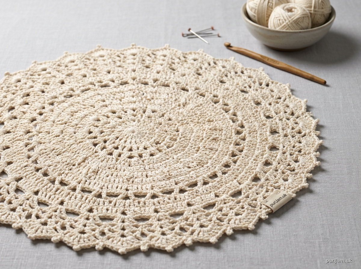 Solstice Bloom Doily