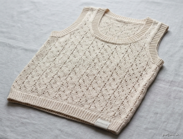 Seaside Eyelet Tank A Lacey Summer Knit