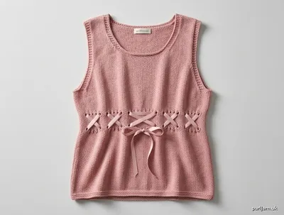Stitch chart guide image for Pink Summer Oversized Corset Top