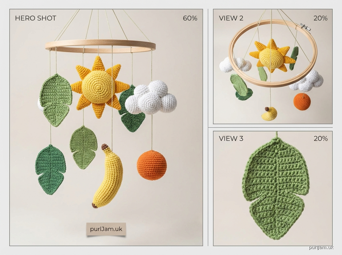 Jungle Baby Mobile Crochet Pattern