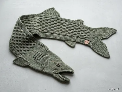 Stitch chart guide image for Tweedscale Trout Scarf