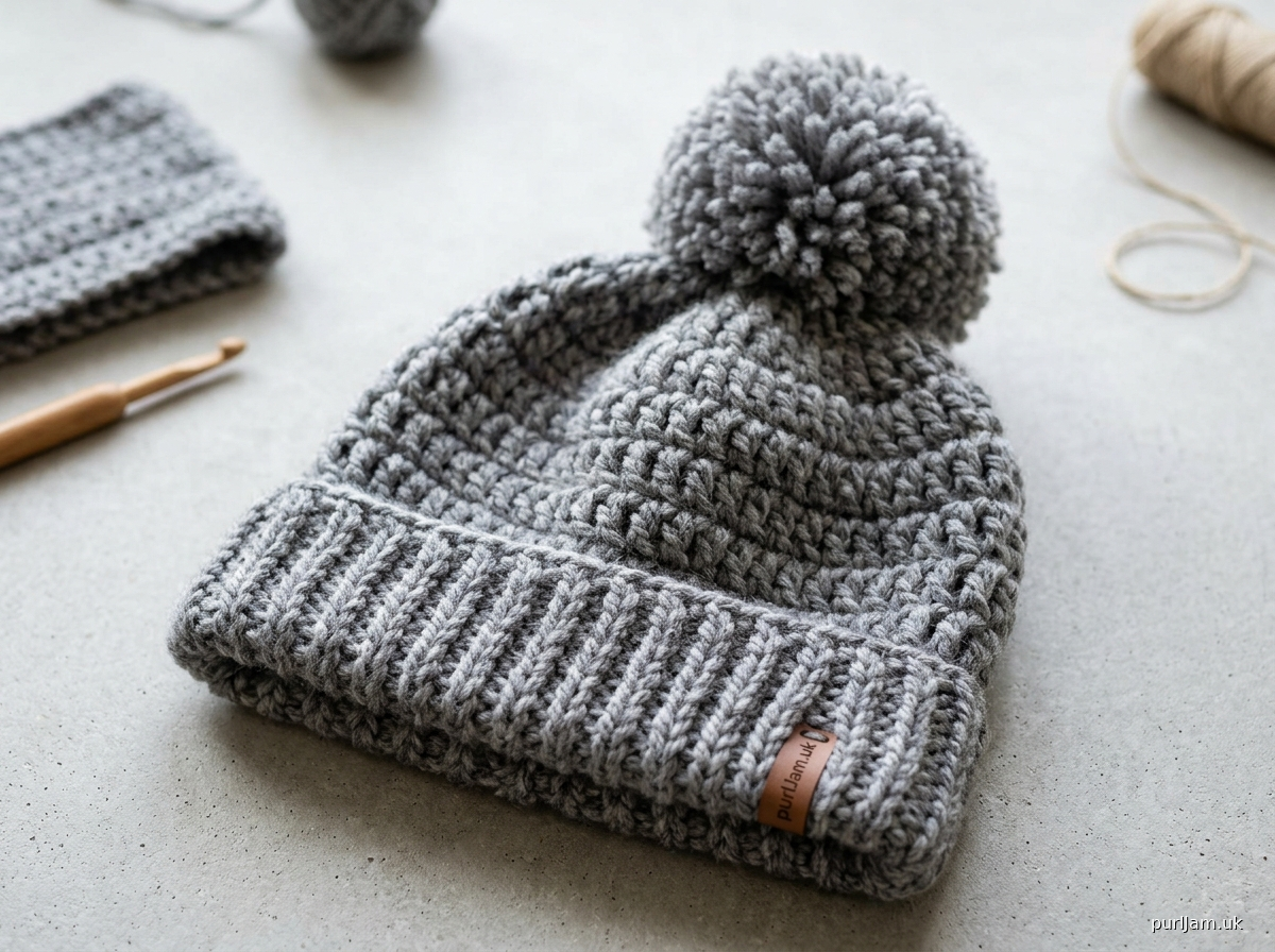 Chunky Pompom Beanie