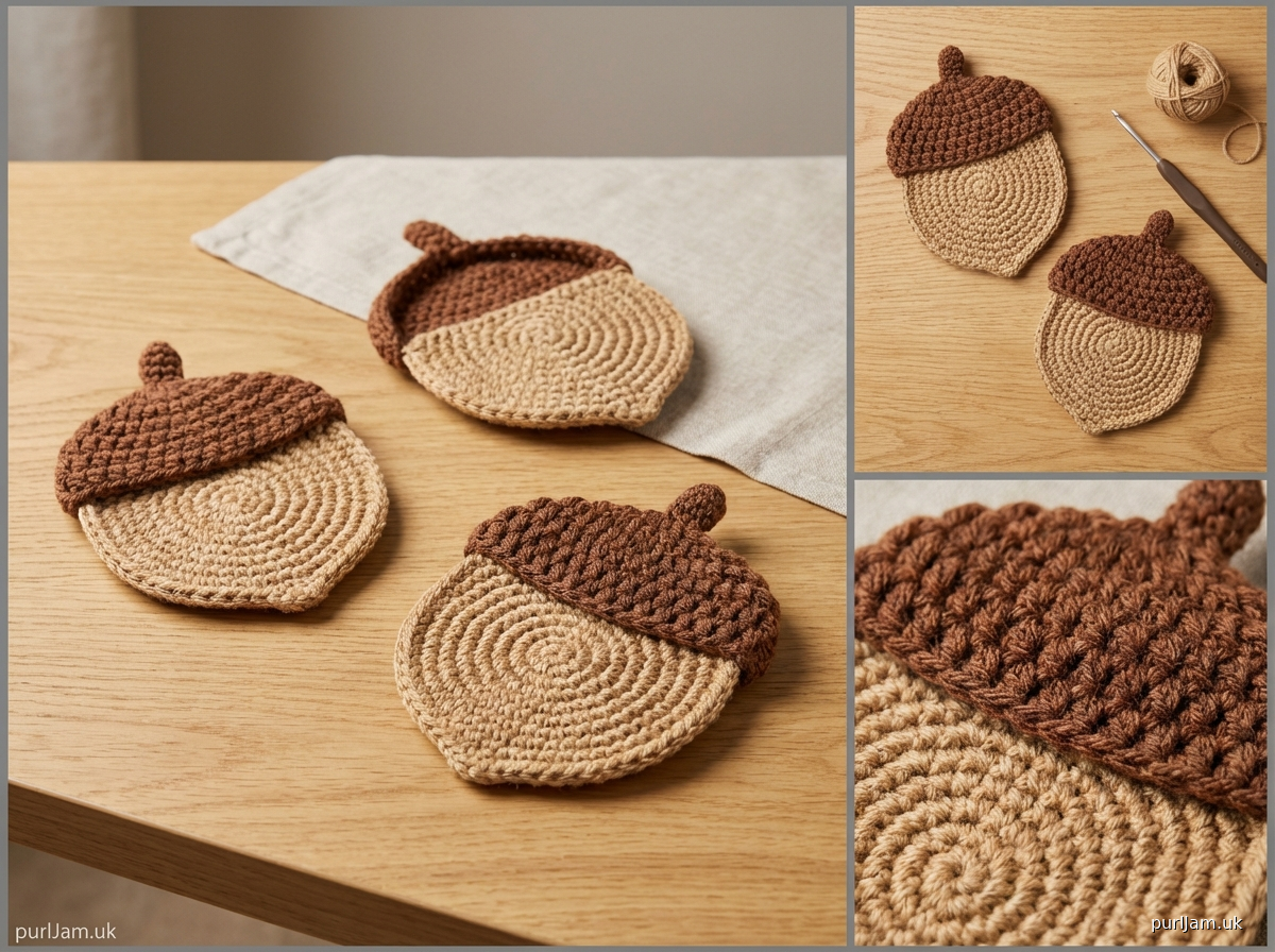 Acorn Coasters
