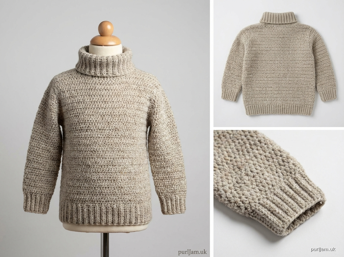 Cozy Toddler Turtleneck Pullover