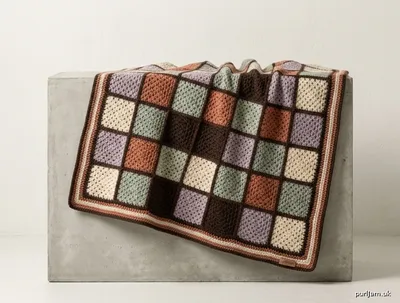 Stitch chart guide image for MODA 2027 — Terra Lumen Granny Square Blanket