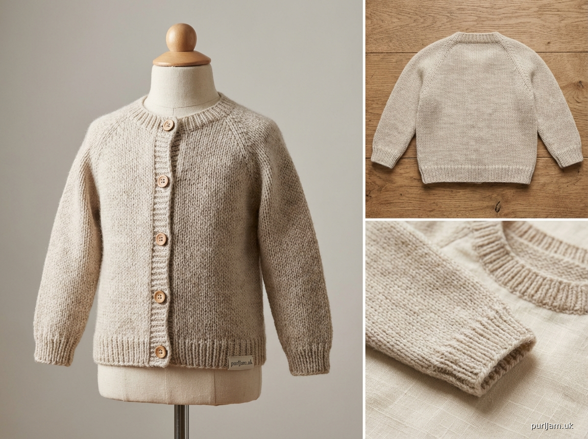 Modern Minimalist Baby Cardigan
