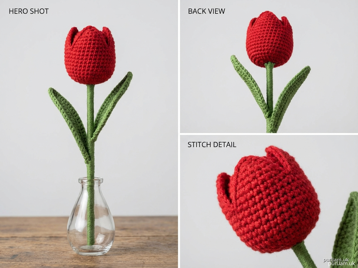 Crochet Tulip Flower