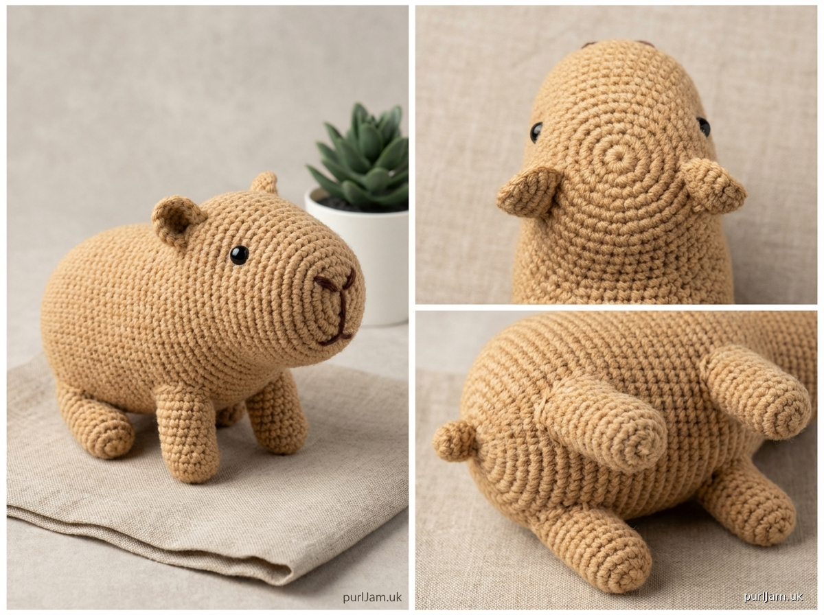 Crochet Capybara Amigurumi Pattern