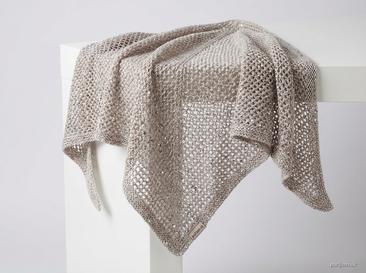 Starlight Mesh Shawl