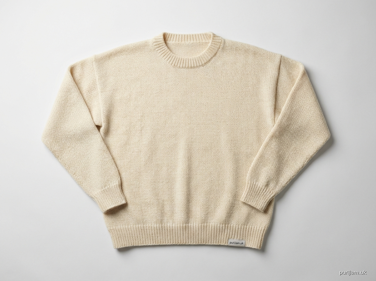 Classic Drop Shoulder Machine Knit Pullover