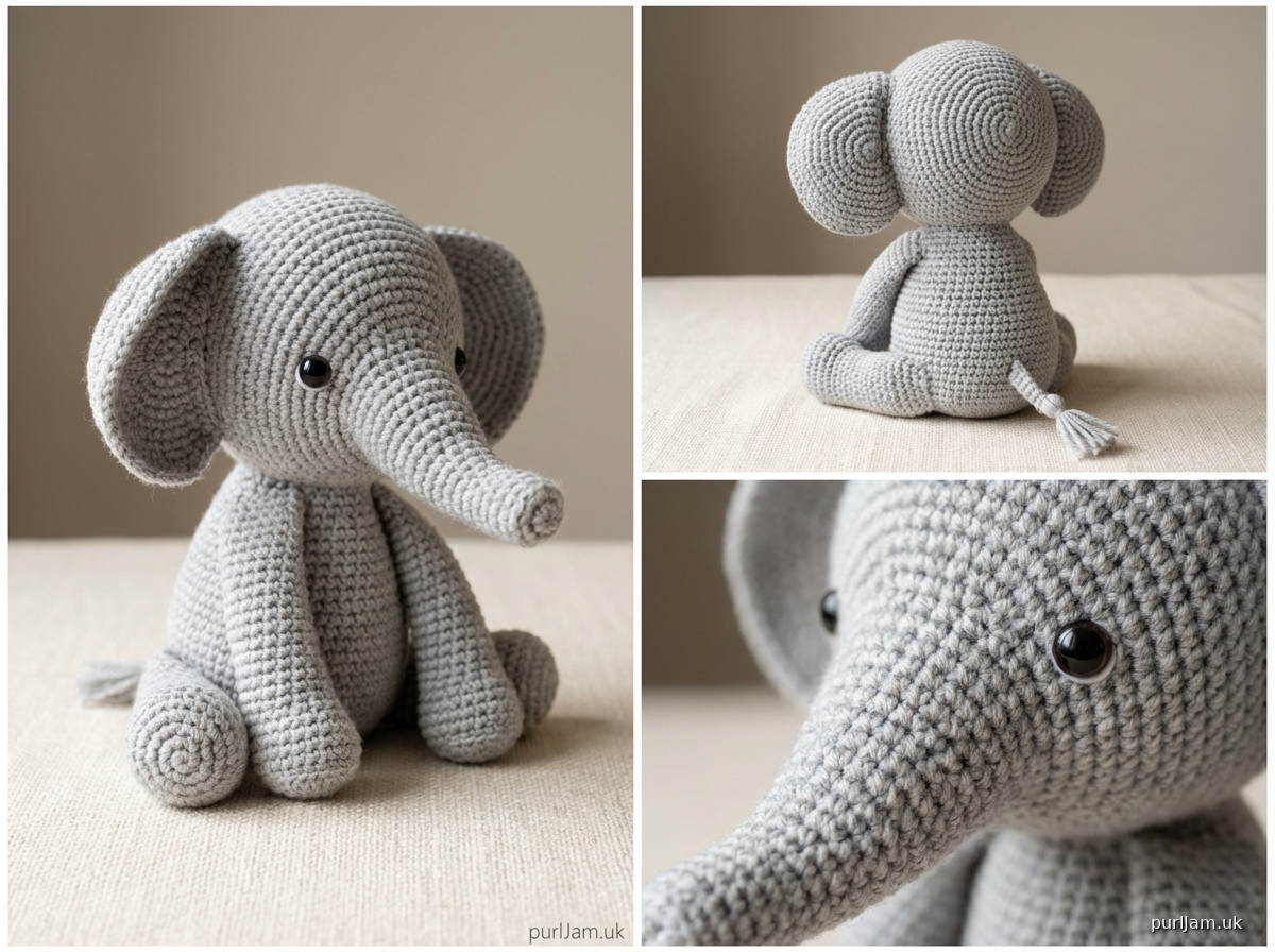 Beginner Elephant Crochet Pattern