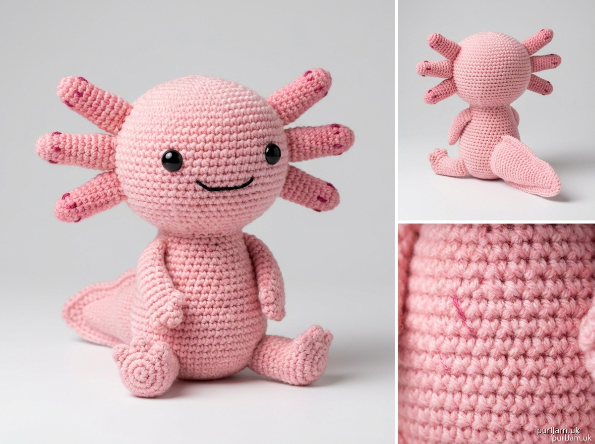Adorable Axolotl Amigurumi