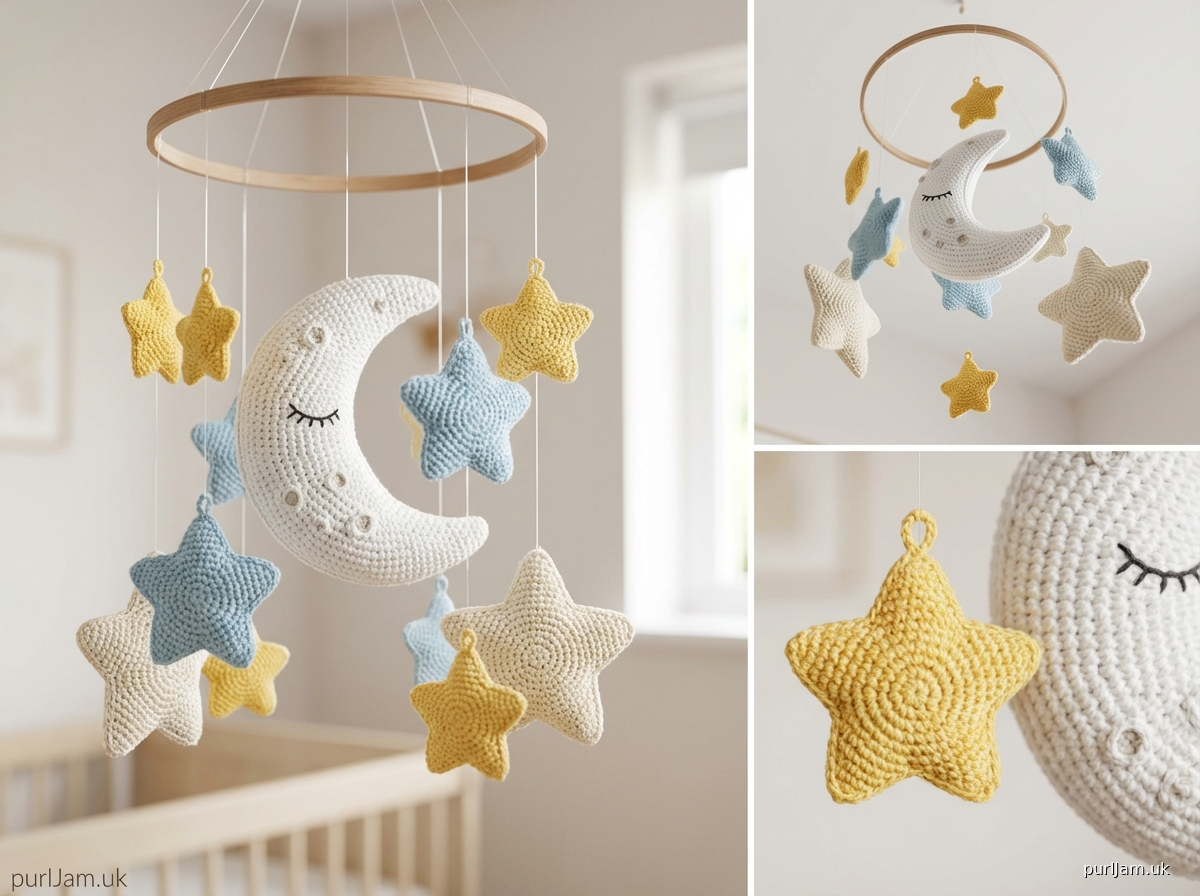Celestial Baby Mobile Stars And Moon