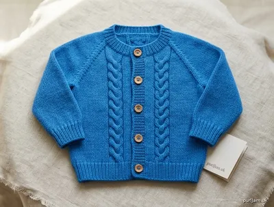 Stitch chart guide image for Little Rope Cardigan
