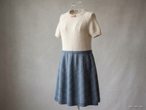 Two Texture Top Down Dress