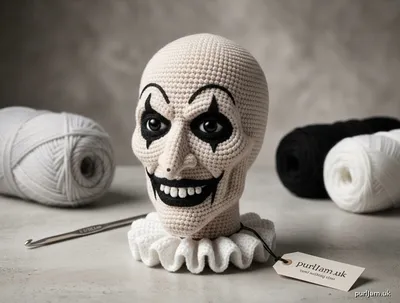 Stitch chart guide image for Art the Clown