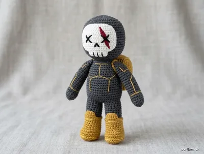 Stitch chart guide image for Amigurumi Battle Royale "Boss" Character