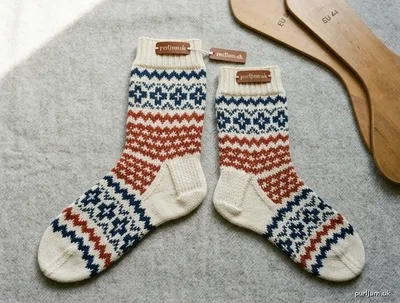 Stitch chart guide image for Easy Nordic Fjord Socks
