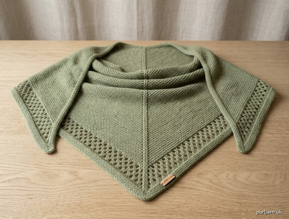 Willow Triangle A Beginners Lace Shawl