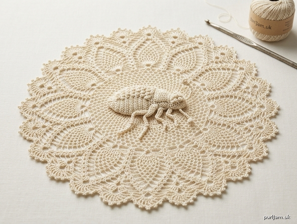 Lace Flea Doily